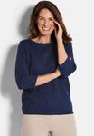 Джемпер GOLDNER MIT 3/4-ÄRMELN, Navy/Dark Blue - фото