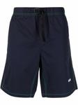 MSGM спортивные шорты с логотипом, синий - фото