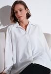 Блуза LELA Button-down blouse, Ecru/Off-White - фото 6