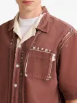 Рубашка с логотипом Marni, коричневый - фото 5