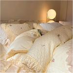 Generic Комплект постельного белья из 100% хлопка с вышивкой - фото 5