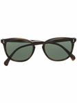 Oliver Peoples солнцезащитные очки Finley Esq, коричневый - фото