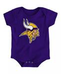Боди для мальчиков и девочек с логотипом команды Minnesota Vikings Purple Outerstuff - фото