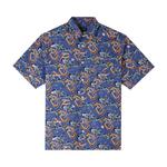 Рубашка A.P.C. Ross Short-Sleeve Shirt, синий - фото
