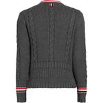 THOM BROWNE Свитер мужской серый - фото 4