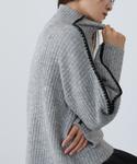Вязаный топ с цветным рисунком Bab, цвет Gray - фото 3