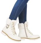 Ботинки REMONTE Lace-Up Ankle Boots, белый - фото 2