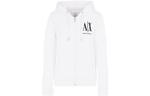 Толстовка с логотипом на молнии ARMANI EXCHANGE, белый - фото 3
