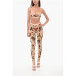 Колготки Tattoo Patterned Mesh Collant Dsquared2, мультиколор - фото 4