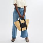 COACH Одноплечевая сумка из соломенной целлюлозы - фото 5