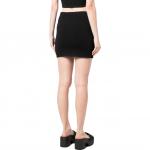 Мини-юбка с лого-жаккардом Stretch Alexander Wang, черный - фото 7