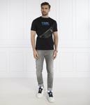 Футболка Karl Lagerfeld Regular Fit с логотипом, черный / синий - фото 2