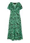 Платье faina Zebraprint, зеленый черный - фото
