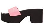 Шлепанцы женские Alexander Wang, черный / розовый - фото