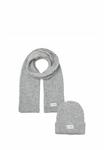 Шапка JJXX JXKATHERINE SET, Medium Grey Melange/Dark Grey - фото 3