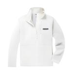 Columbia Белое пальто с бархатистой текстурой, White - фото