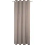 Штора Sunday с люверсами, 1 шт. Wirth, коричневый - фото 2