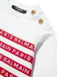 Толстовка с логотипом Balmain Kids, белый - фото 3