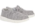 Кроссовки Hey Dude Kids Wally Stretch Sox, серый - фото