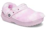 Тапочки classic fur sure clogs ballerina 'pink white' Crocs, белый - фото 4