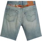 Levi's 501 original потертые шорты Levis, синий - фото 3