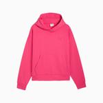 Мужская флисовая толстовка с капюшоном Puma Wardrobe Essentials, розовый - фото 4