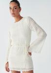 Платье BWLDR ASHLEIGH DRESS, Off White/White - фото 5