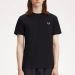FRED PERRY Футболка мужская черная - фото 4