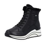 Ботильоны на шнуровке REMONTE, Black - фото