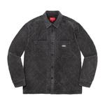 Рубашка Supreme Quilted Corduroy Shirt, Black - фото