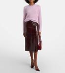 Свитер с круглым вырезом Vince, Iris Quartz - фото 2