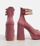 Loti 100 замшевые платформенные лодочки Chloé, Faded Rose - фото 5