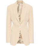 Креповый блейзер Acne Studios, Cream Beige - фото