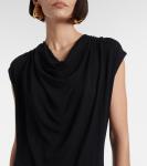 Платье миди без рукавов Vince, черный - фото 4