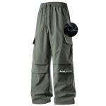 Повседневные брюки унисекс Jeep, черный обычный+кленовый лист обычный - фото 11