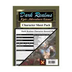 Набор листов персонажей (40), Dark Realms (2nd Edition) - фото