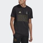 Футбольная майка мужская черная Adidas, черный - фото 3