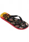 Top tribo ruby flip flops Havaianas, Red Black - фото 2