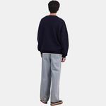 COVERNAT Трикотажный свитер мужской темно-синий - фото 6