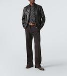 Кроссовки Re-Web GG Canvas с кожаными вставками Gucci, Bla/Bla/G.W/Bla/Vrv/ - фото 2