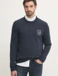 Хлопковый свитер Gant, темно-синий - фото 2