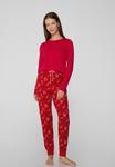 Пижамные брюки Tezenis Pyjama bottoms, Red/Metallic Red - фото 2