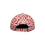 6-панельный логотип Supreme Monogram S, красный - фото 2