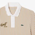 Поло Lacoste, бежевый - фото 4