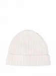 Ребристая шапка BeYou, белый - фото