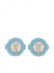 Серьги с логотипом Fiorucci, синий - фото 2