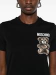 Футболка с принтом Leo Teddy Moschino, черный - фото 5