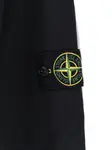 Худи на молнии с логотипом Stone Island, черный - фото 3