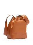 Сумка-ведро со вставками Nº21, коричневый - фото 2