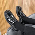 Лоферы мужские черный Weishibangwei - фото 6